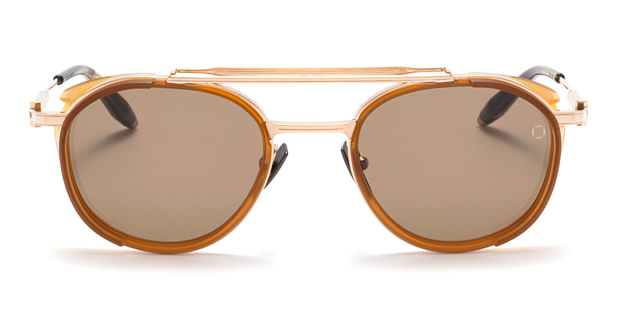 Akoni Skymapper - brushed white gold / crystal amber – Mondello 1962