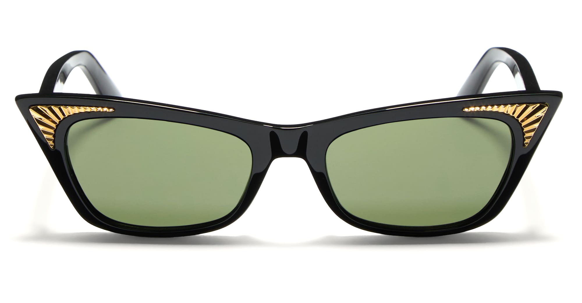 NEW VALENTINO VLS-175A BLACK GREEN CAT EYE SUNGLASSES VALENTINO Valentino NEW VALENTINO SUNGLASSES VLS-175A BLACK/GREEN CAT  main image 4