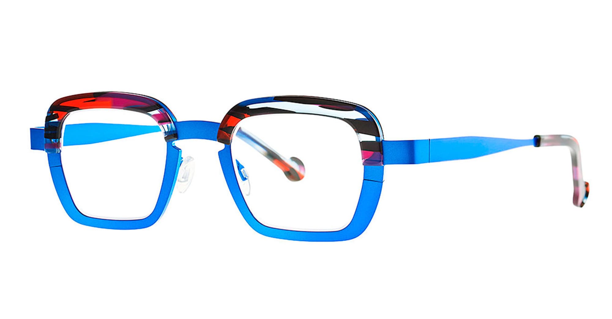 Theo eyewear Parachute - 011 electruc blue / red ecail – Mondello 1962