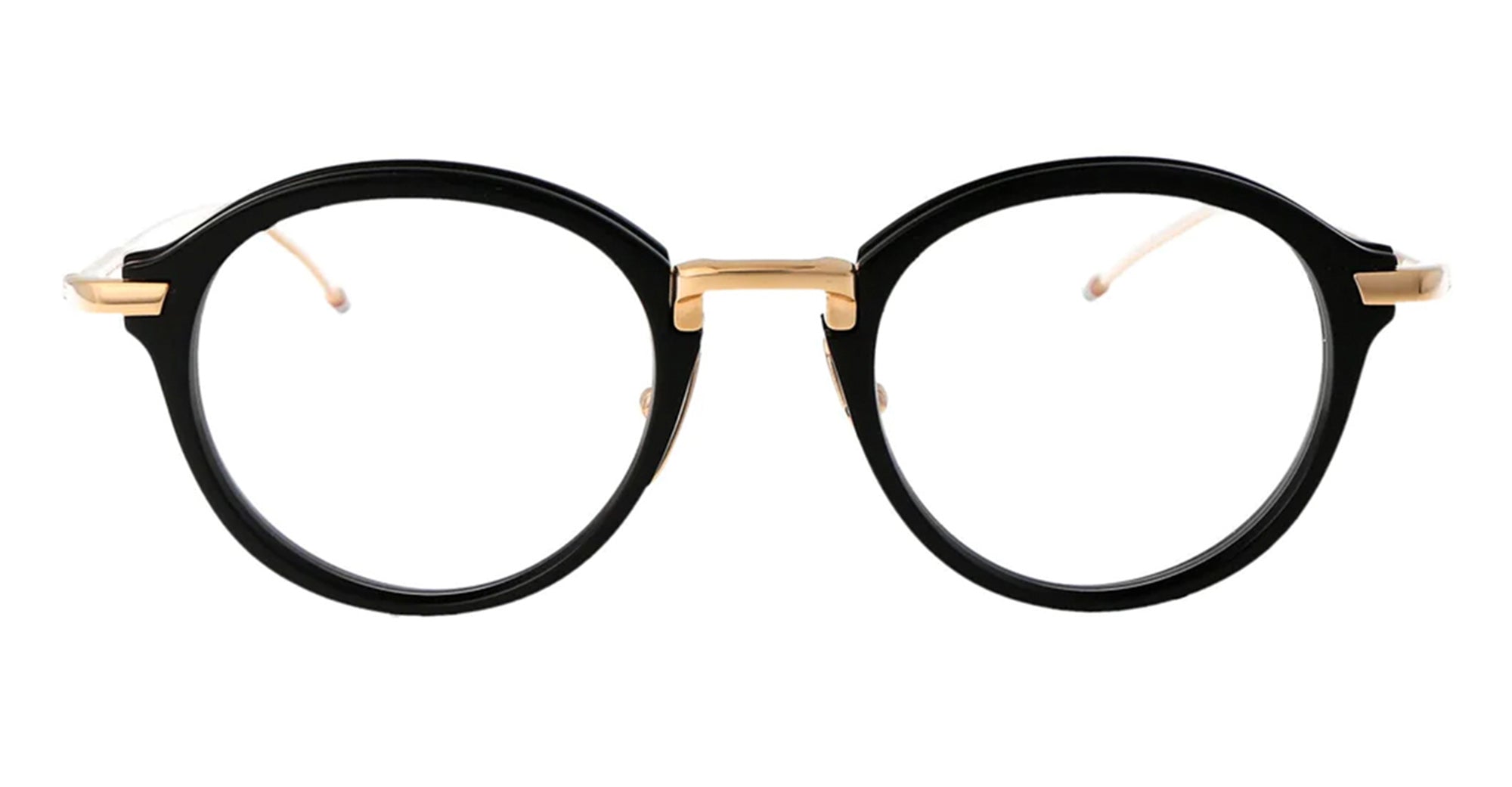 Thom Browne Round - black / gold rx – Mondello 1962