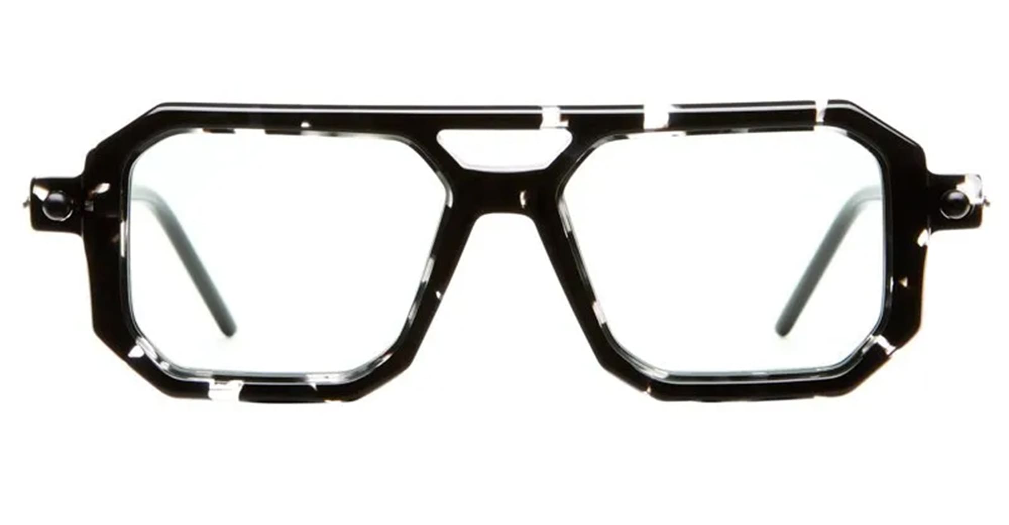 Kuboraum Mask p8 - havana transparent black – Mondello 1962
