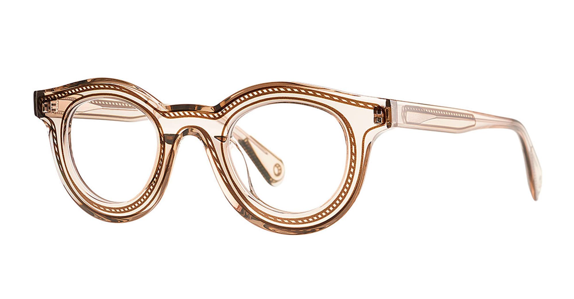 Theo eyewear Yh - 003 transparent crystal turtle rx – Mondello 1962
