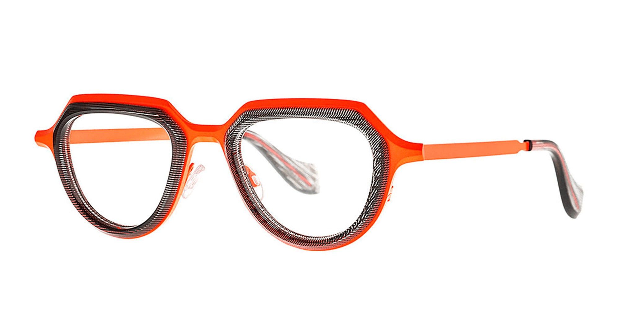 Theo eyewear Prong - 014 fluo orange rx – Mondello 1962