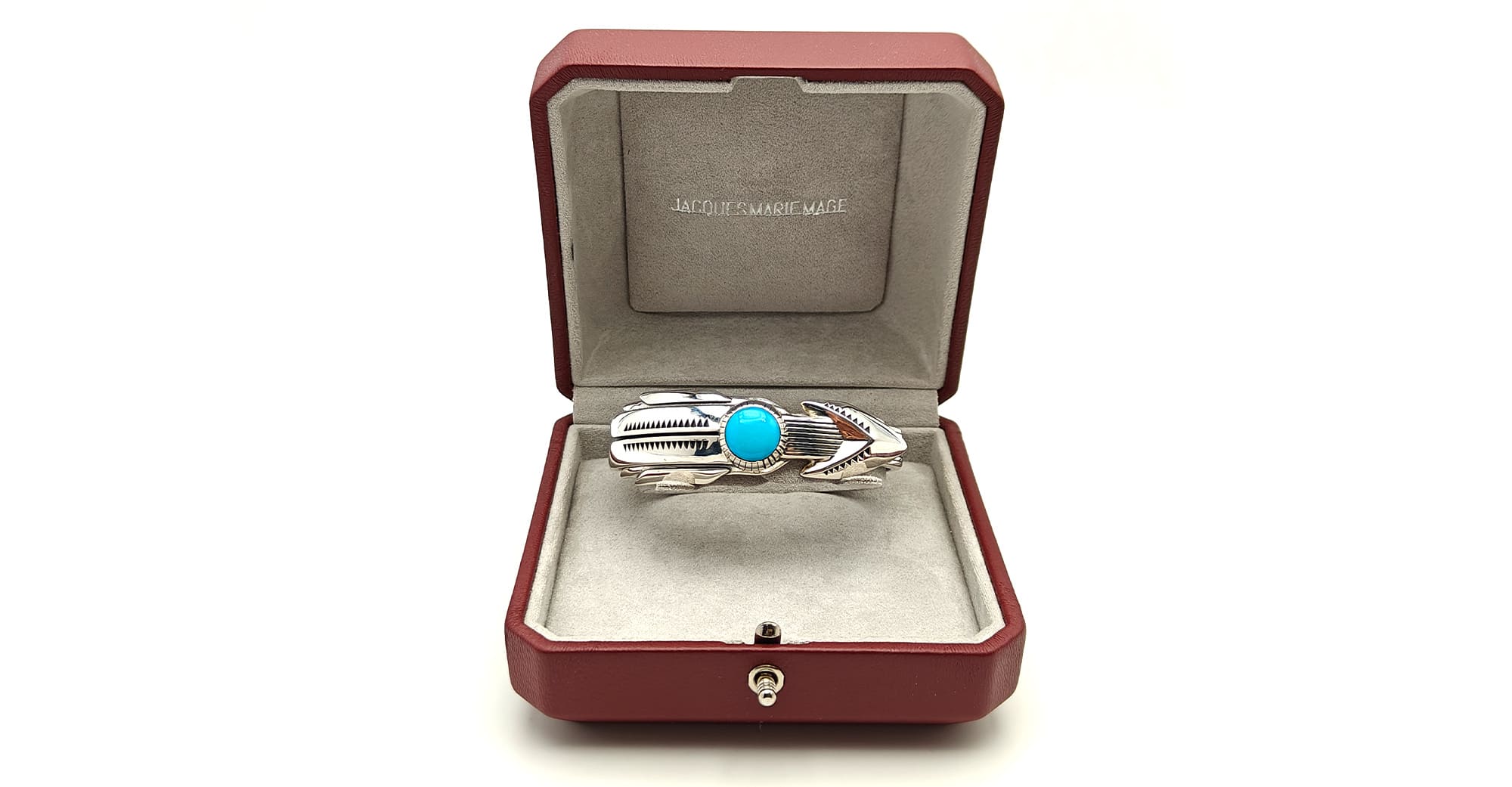 Jacques Marie Mage Last frontier v - natrona bracelet - silver m