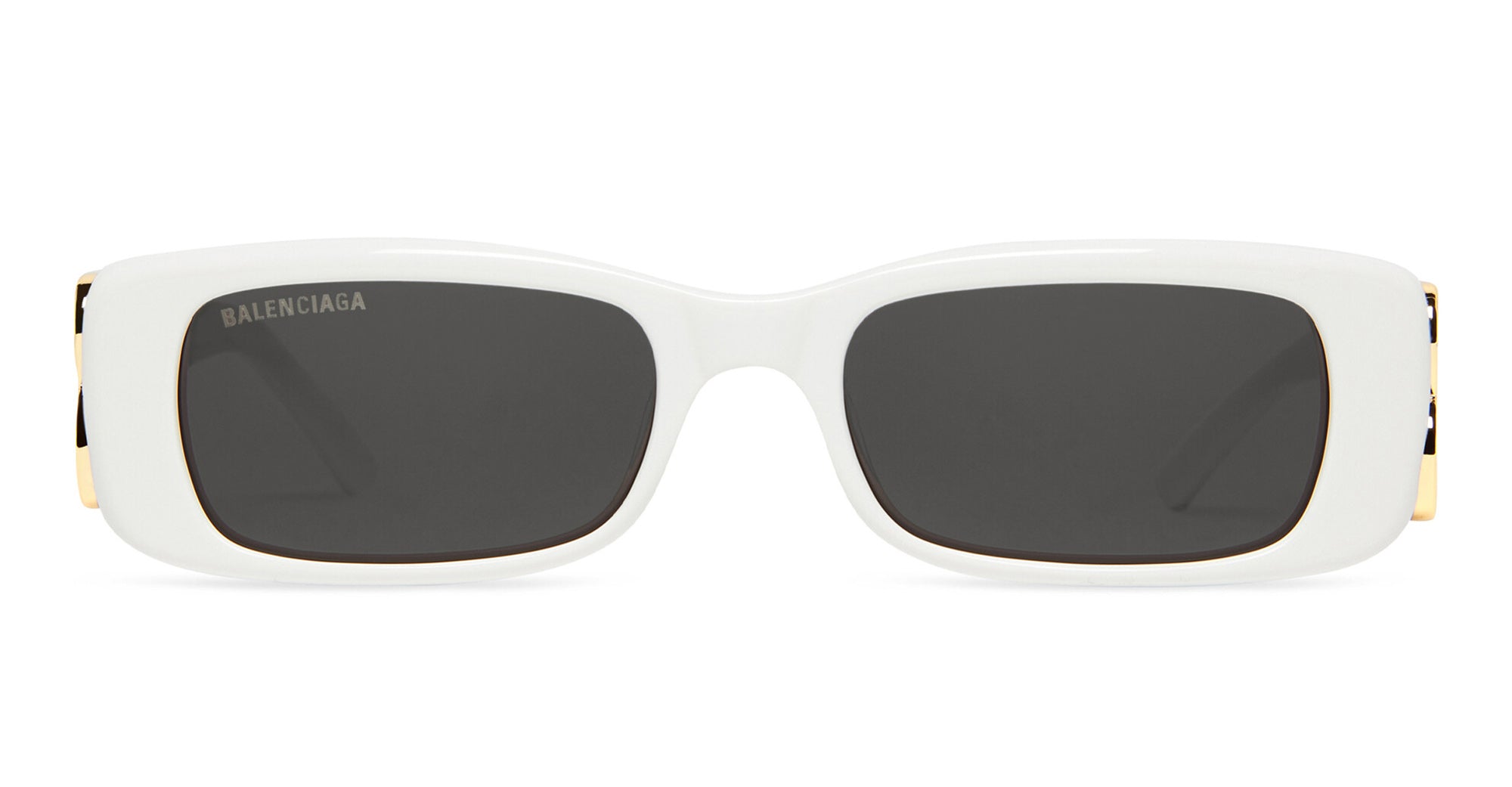 Balenciaga Dynasty 51MM Rectangular Sunglasses White Balenciaga Sunglasses DYNASTY BB0287S 006 main image 3