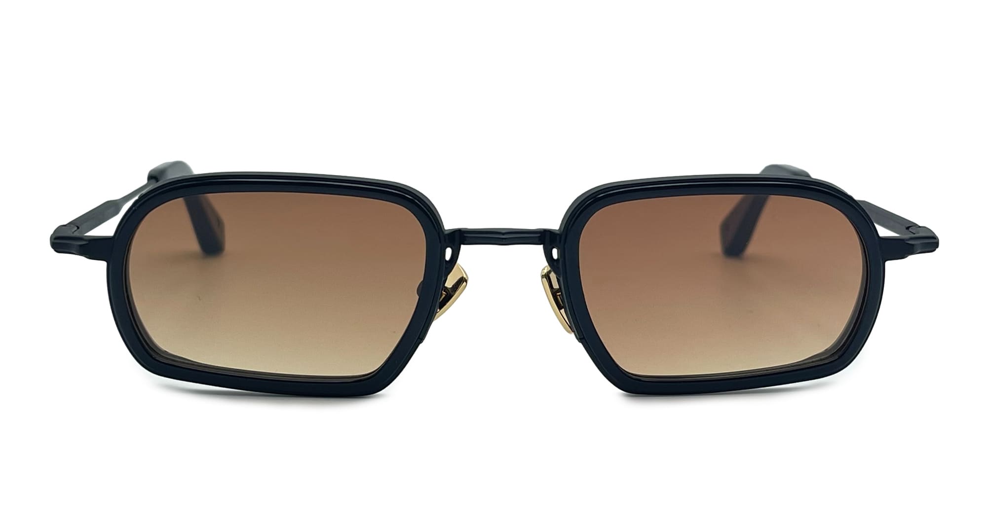 John Dalia Black glasses John Dalia Project 15 - c600 shiny black / yellow gold  main image 4