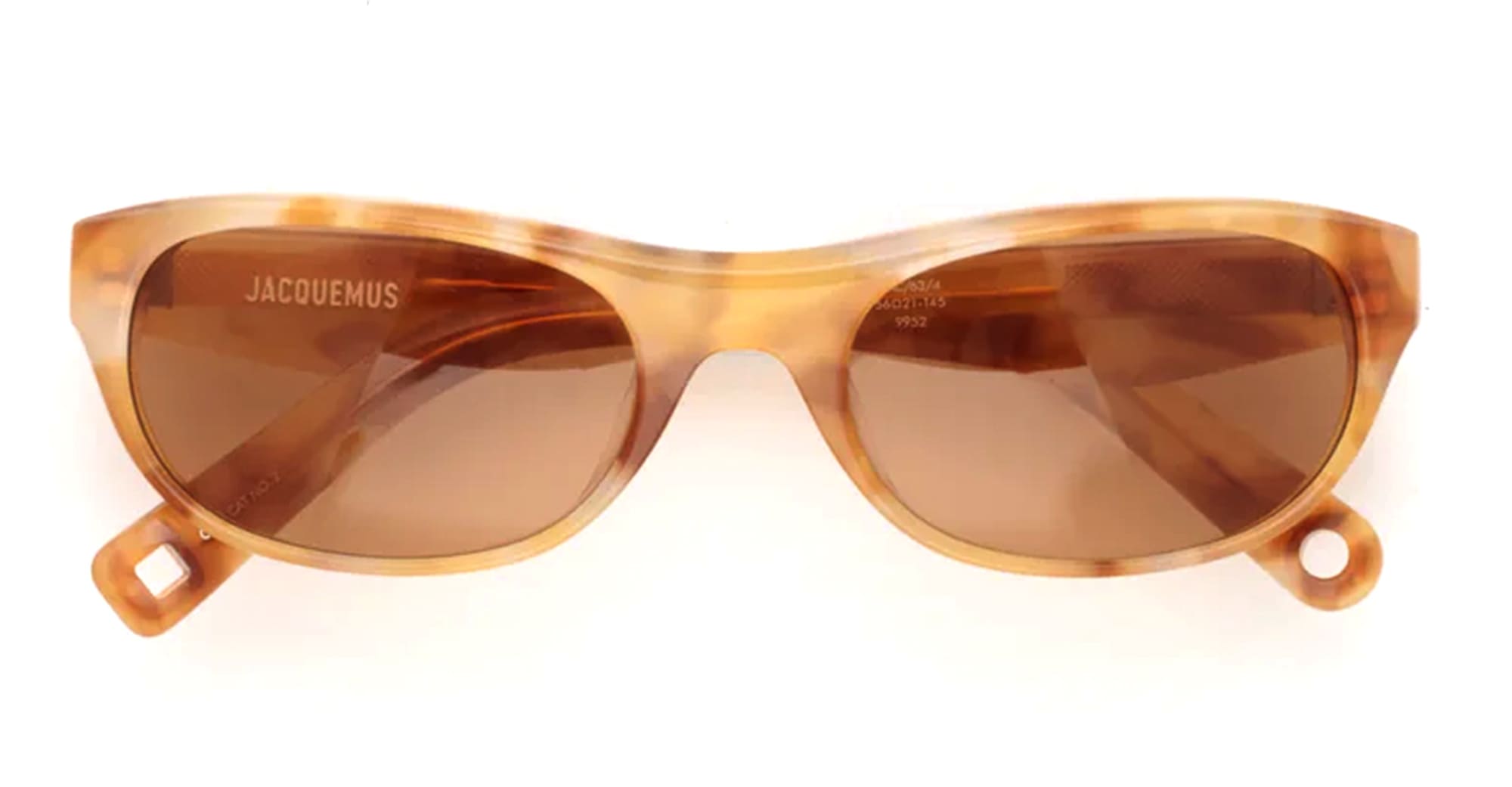 Jacquemus Sole - beige t-shell / tobacco lens – Mondello 1962