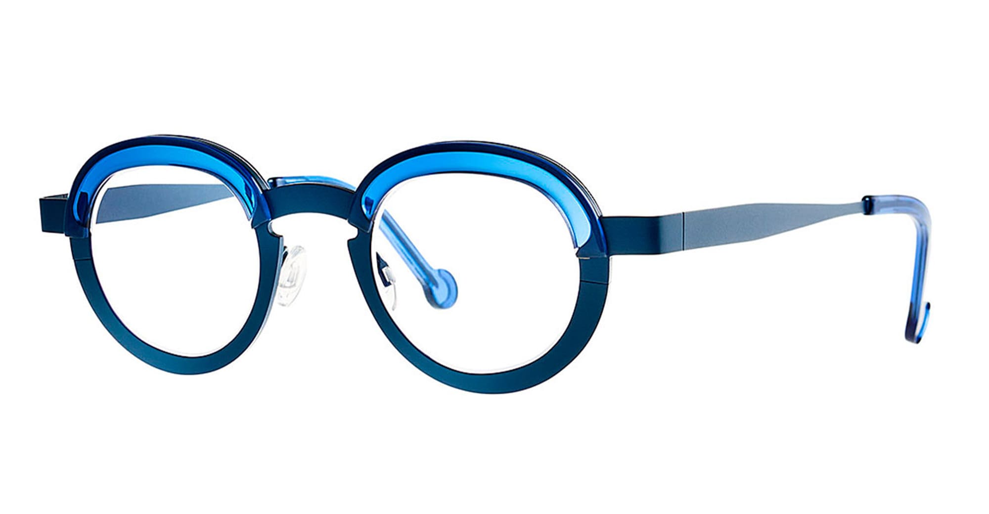 Theo eyewear Basket - 002 dark night / blueberry jelly rx