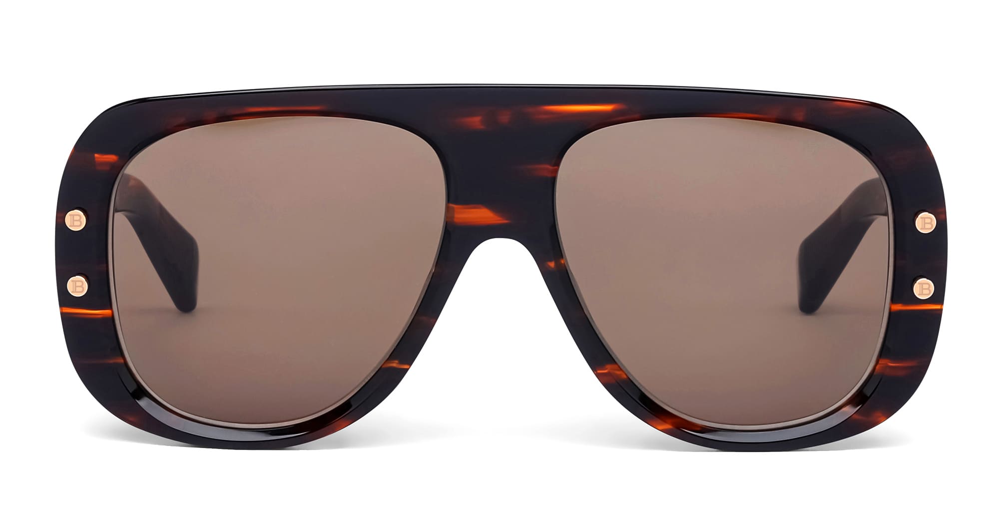 Balmain sunglasses brown and gold Balmain® Eyewear - Premier Sunglasses | Specs Collective main image 2
