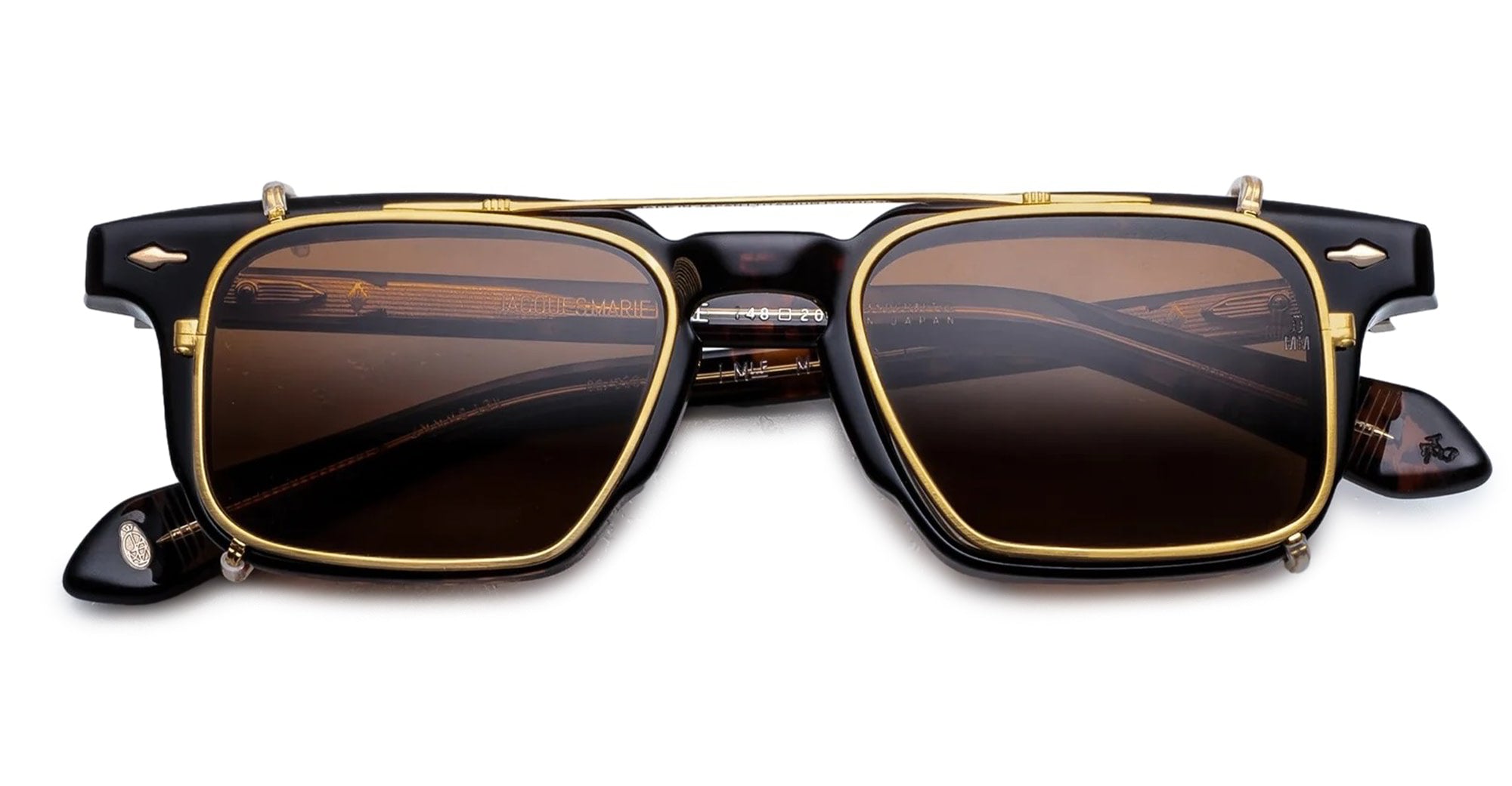 Jacques Marie Mage Moscova clip on - gold – Mondello 1962