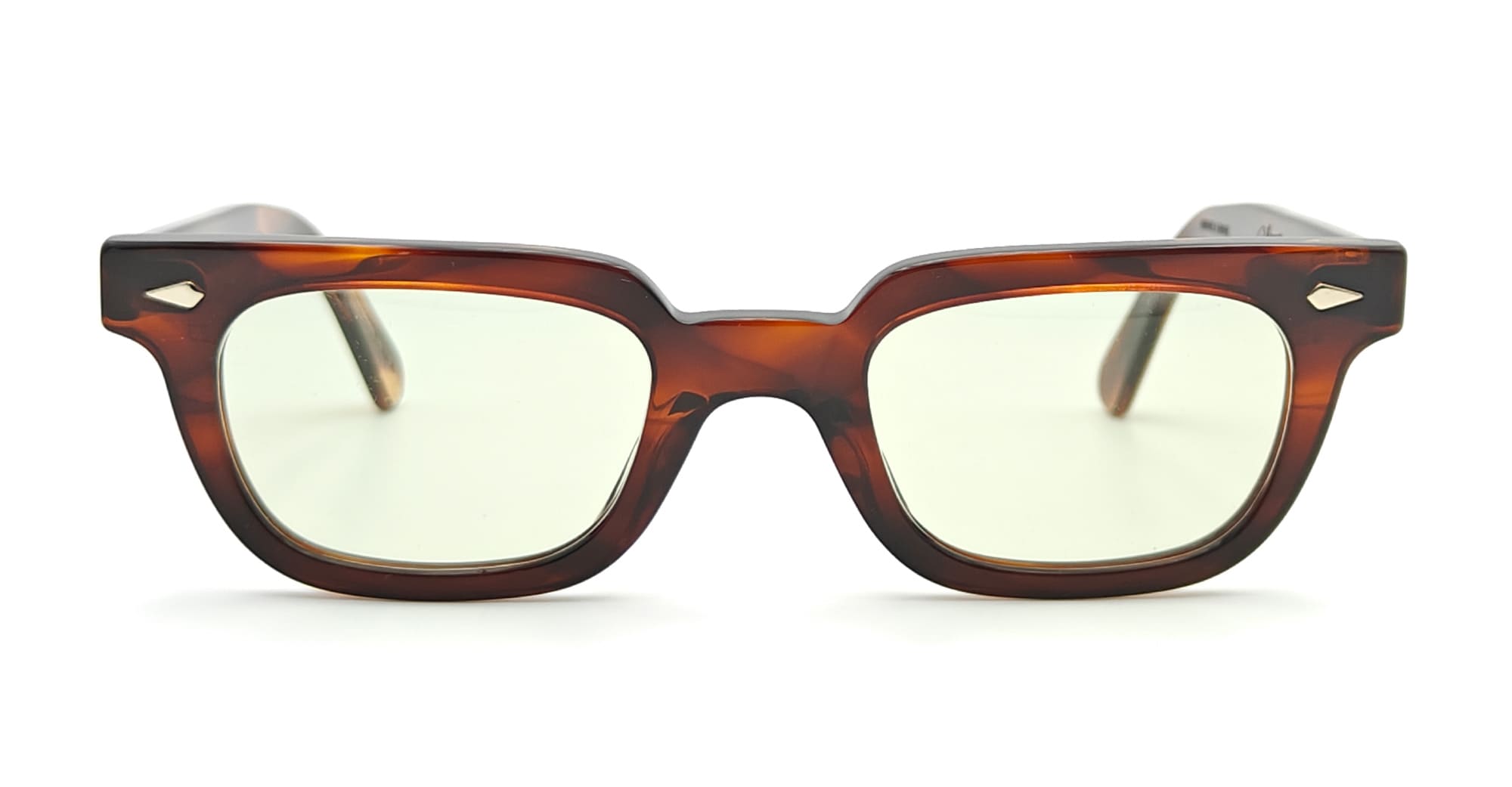 Julius Tart T-man - demi amber / light green lens – Mondello 1962
