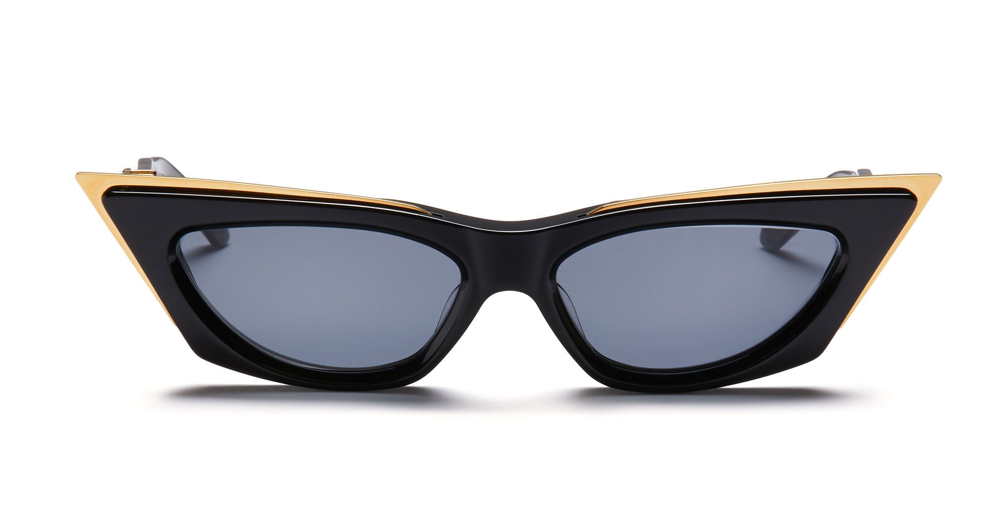 NEW VALENTINO SUNGLASSES, WOMEN BLACK GOLD CAT EYE EYEWEAR VALENTINO Valentino Women main image 2