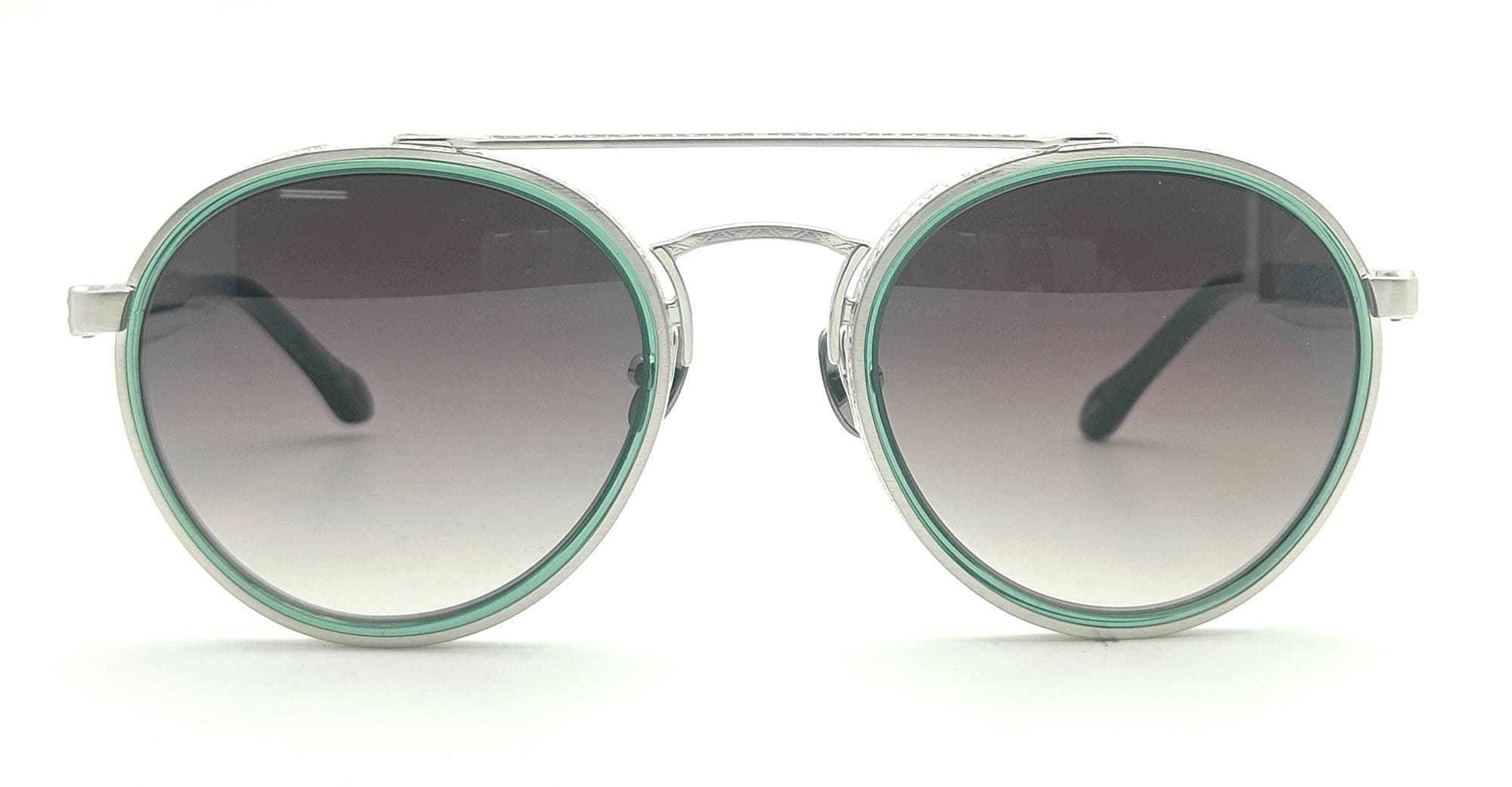 Matsuda M3156 - brushed silver / bottle green – Mondello 1962