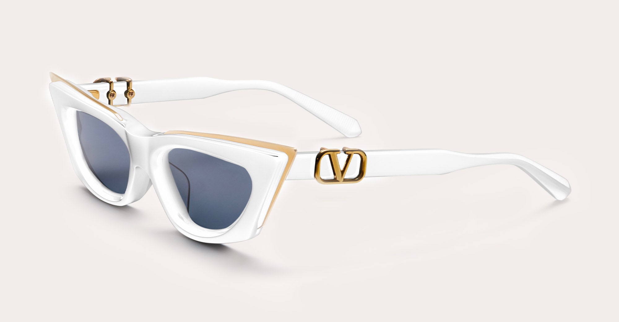 Valentino Goldcut i - white / yellow gold – Mondello 1962 display picture 1