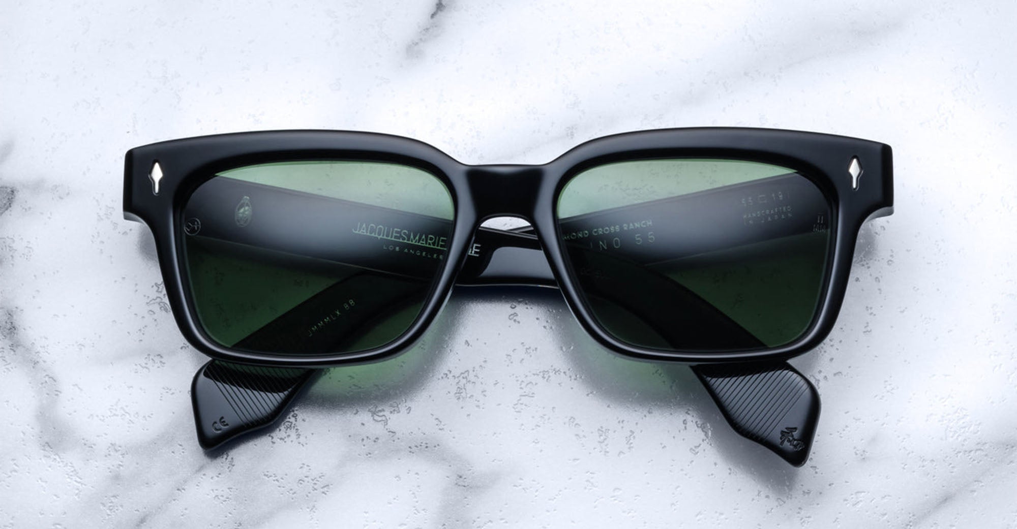 Jacques Marie Mage Molino 55 x diamond cross ranch - black