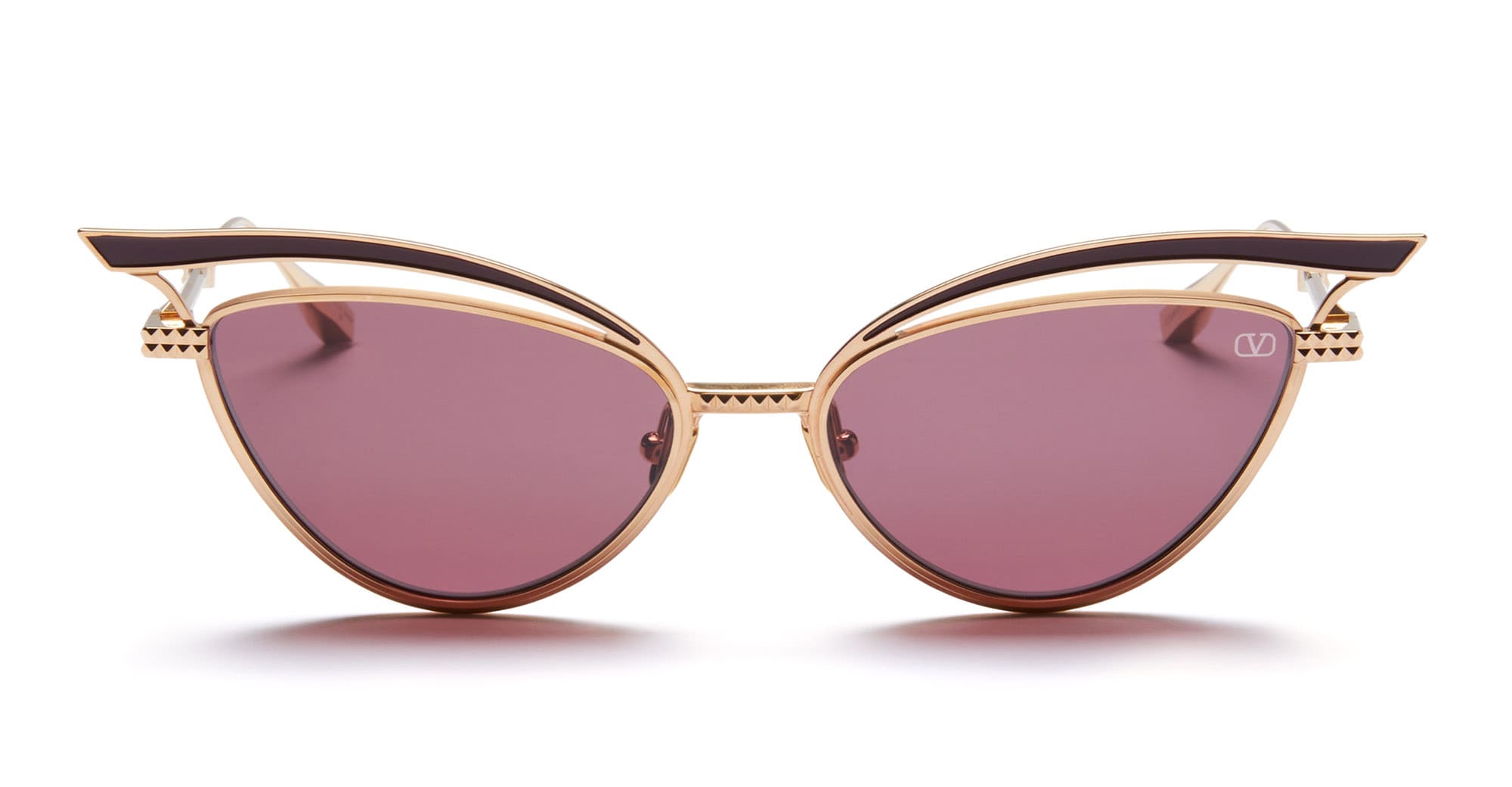 Valentino Women\'s Burgundy Glasses Valentino Eyeglasses VA3010 VA/3010 5115 Bordeaux Crystal  main image 2