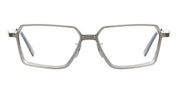 Ottica Mondello Roma - Kuboraum - KROH15SI000000OP - MASK H15 - SILVER RX - Metal - shape Squared - Silver - EYEWEAR - EYEGLASSES - Unisex,Uomo,Donna,Women,Men - lens Clear - Made In Italy