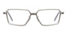Ottica Mondello Roma - Kuboraum - KROH15SI000000OP - MASK H15 - SILVER RX - Metal - shape Squared - Silver - EYEWEAR - EYEGLASSES - Unisex,Uomo,Donna,Women,Men - lens Clear - Made In Italy