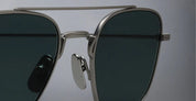 Ottica Mondello Roma - Thom Browne - UES907A-G0001-035-50 - SQUARED AVIATOR - SILVER - Titanium - shape  - Silver - EYEWEAR - SUNGLASSES - Unisex,Uomo,Donna,Women,Men - lens  - Made In Japan