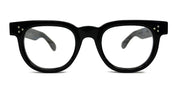 Ottica Mondello Roma - Julius Tart - JTPL-106A - FDR 46X24 - BLACK RX - Acetate - shape Round - Black - EYEWEAR - EYEGLASSES - Unisex,Uomo,Donna,Women,Men - lens Clear - Made In Japan