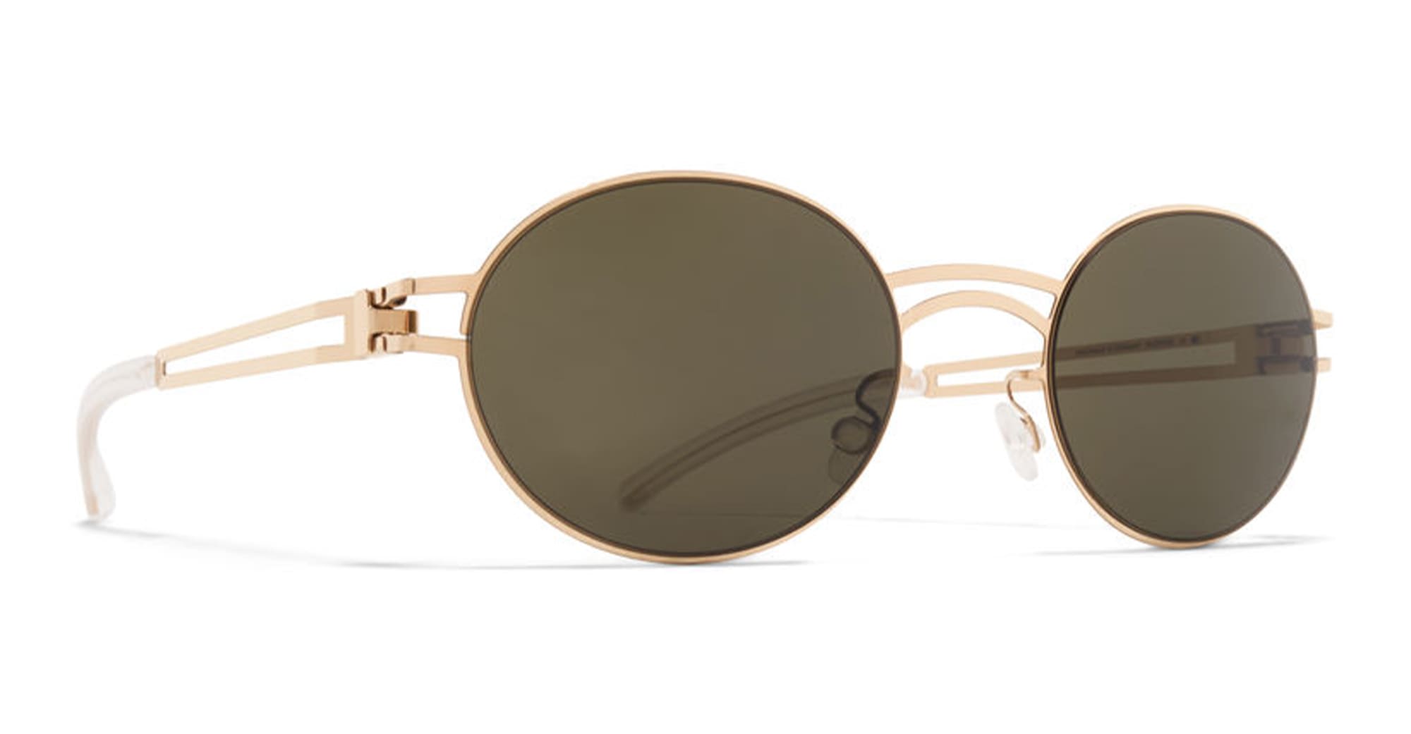 Ottica Mondello Roma - Mykita - 10088815 - DADA - CHAMPAGNE GOLD / RAWGREEN - stainless steel - shape  - gold, green - EYEWEAR - SUNGLASSES - Unisex,Uomo,Donna,Women,Men - lens  - Made In Germany