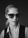 Ottica Mondello Roma - Jacques Marie Mage - JMMIL-13V - ALIN - BEAU - titanium, acetate - shape Clubmaster - Tortoise - EYEWEAR - SUNGLASSES - Uomo,Men - lens turquoise - Made In Japan