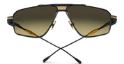 Ottica Mondello Roma - T HENRI - DMC008 - DROPHEAD - TRAVERSE - Titanium - shape Aviator - Black, gold - EYEWEAR - SUNGLASSES - Unisex,Uomo,Donna,Women,Men - lens Gradient brown - Made In Japan