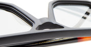 Ottica Mondello Roma - Kuboraum - KRS0P8BMH000002F - MASK P8 - BLACK MATTE / HAVANA - Acetate - shape Navigator - black, havana - EYEWEAR - SUNGLASSES - Unisex,Uomo,Donna,Women,Men - lens Grey - Made In Italy