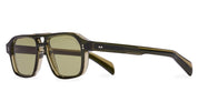 Ottica Mondello Roma - Cutler and Gross - CGSN-GR15-52-03 - GR15 - MULTIOLIVE - Acetate - shape Navigator - green - EYEWEAR - SUNGLASSES - Uomo,Men - lens Green - Made In Italy