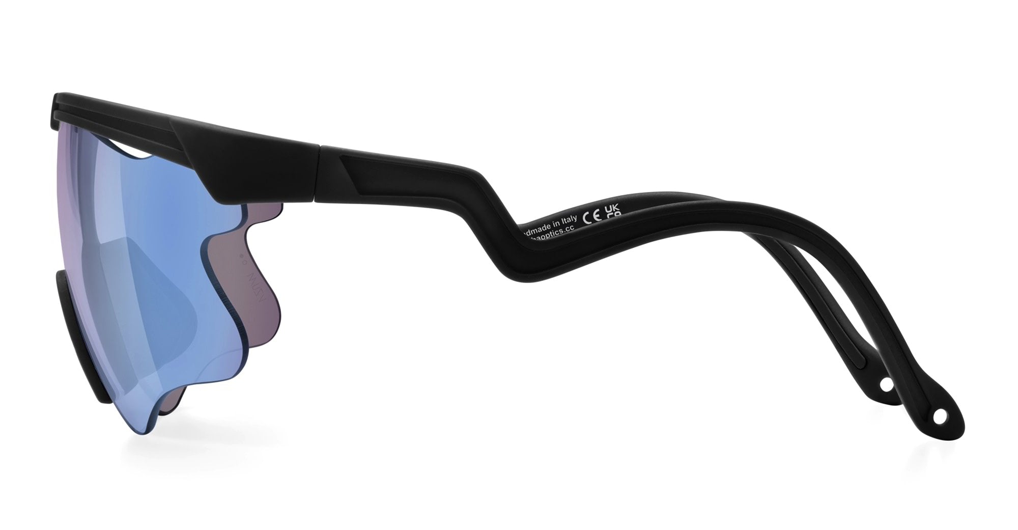 Ottica Mondello Roma - Alba Optics - 8050054514635 - DELTA LEI - BLACK / VZUM F-LENS FLM - Tr90 - shape Mask - Black - EYEWEAR - SUNGLASSES - Unisex,Uomo,Donna,Women,Men - lens purple - Made In Italy