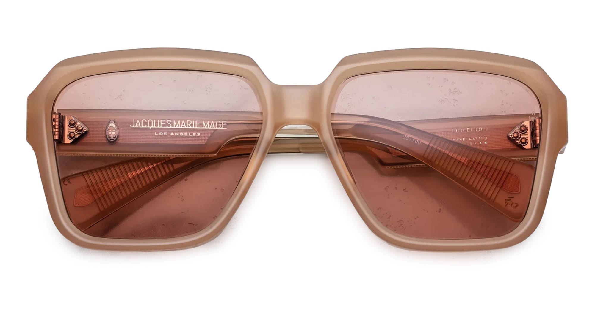 Ottica Mondello Roma - Jacques Marie Mage - JMMFR-14J - ALFRED - SUNDIAL - Acetate - shape Squared - brown - EYEWEAR - SUNGLASSES - Unisex,Uomo,Donna,Women,Men - lens Brown - Made In Japan