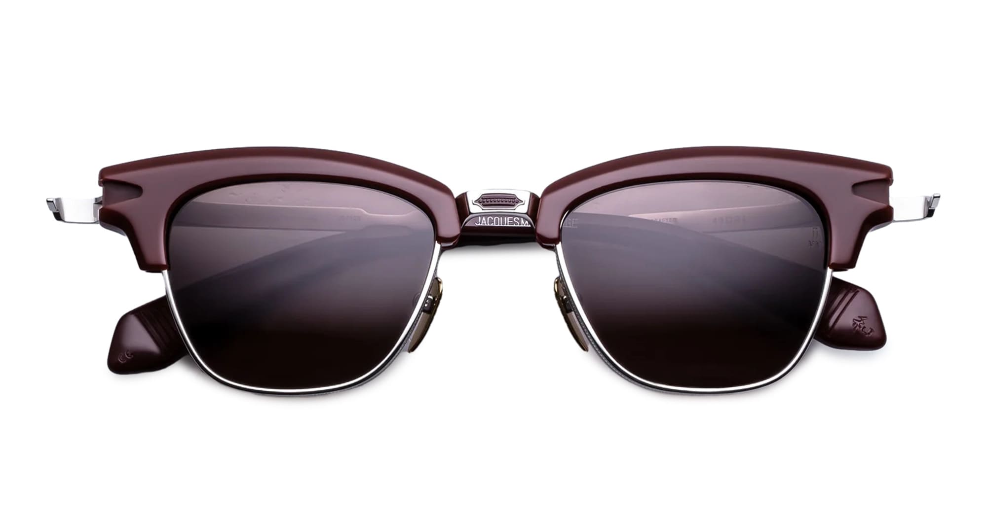 Ottica Mondello Roma - Jacques Marie Mage - JMMTQ-R7 - SARTRE - BORDEAUX EMPIRE - Acetate, titanium - shape Wellington - burgundy - EYEWEAR - SUNGLASSES - Unisex,Uomo,Donna,Women,Men - lens Brown - Made In Japan