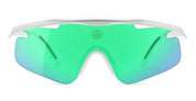 Ottica Mondello Roma - Alba Optics - 8050054516417 - MANTRA - WHITE / VZUM F-LENS BTL - Tr90 - shape Mask - White - EYEWEAR - SUNGLASSES - Unisex,Uomo,Donna,Women,Men - lens blue green - Made In Italy