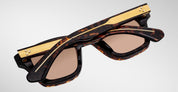 Ottica Mondello Roma - Jacques Marie Mage - JMMGU-6D - SONATA - AGAR - Acetate - shape Squared - Tortoise - EYEWEAR - SUNGLASSES - Unisex,Uomo,Donna,Women,Men - lens Brown - Made In Japan