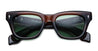 Ottica Mondello Roma - Jacques Marie Mage - JMMDE-13W - DEALAN - ZOLTAR - Acetate - shape Squared - brown - EYEWEAR - SUNGLASSES - Unisex,Uomo,Donna,Women,Men - lens Green - Made In Japan