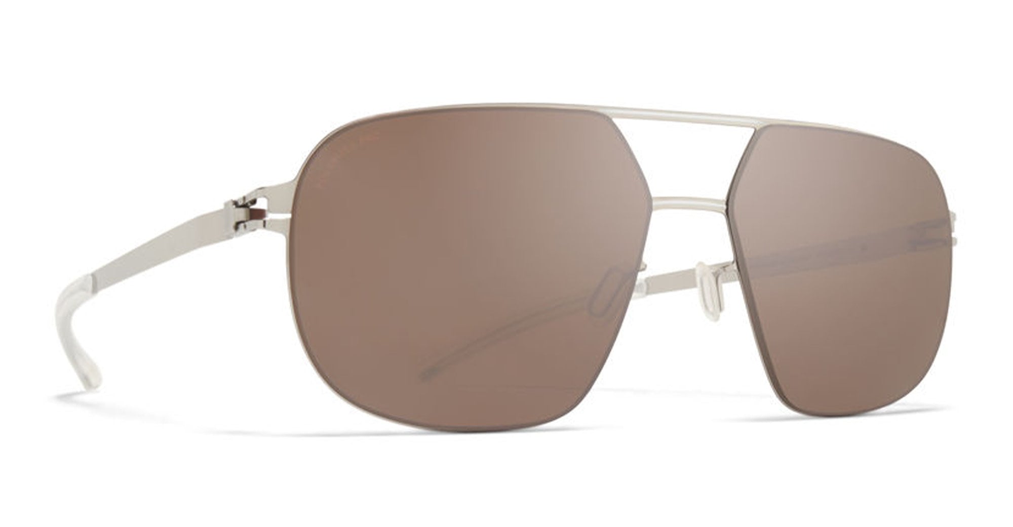 Ottica Mondello Roma - Mykita - 10081983 - ANGUS - SILVER / WHITE RX - stainless steel - shape  - Silver - EYEWEAR - SUNGLASSES - Uomo,Men - lens  - Made In Germany