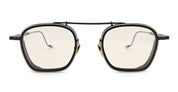 Ottica Mondello Roma - Jacques Marie Mage - JMMBURX-S3 - BAUDELAIRE 2 - PAON RX - titanium, acetate - shape Squared - Black - EYEWEAR - EYEGLASSES - Unisex,Uomo,Donna,Women,Men - lens Clear - Made In Japan