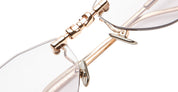 Ottica Mondello Roma - Kuboraum - KRSH64PG0000004G - MASK H64 - ROSE GOLD - Metal - shape Cat-eye - rose gold - EYEWEAR - SUNGLASSES - Unisex,Uomo,Donna,Women,Men - lens light grey - Made In Italy