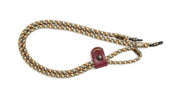 Silk cord - light brown / grey / beige