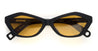 Ottica Mondello Roma - Jacquemus - JAC42C6SUN - BAMBINO - MATT BLACK / AMBER LENS - Acetate - shape Diamond - Black - EYEWEAR - SUNGLASSES - Donna,Women - lens amber - Made In Japan