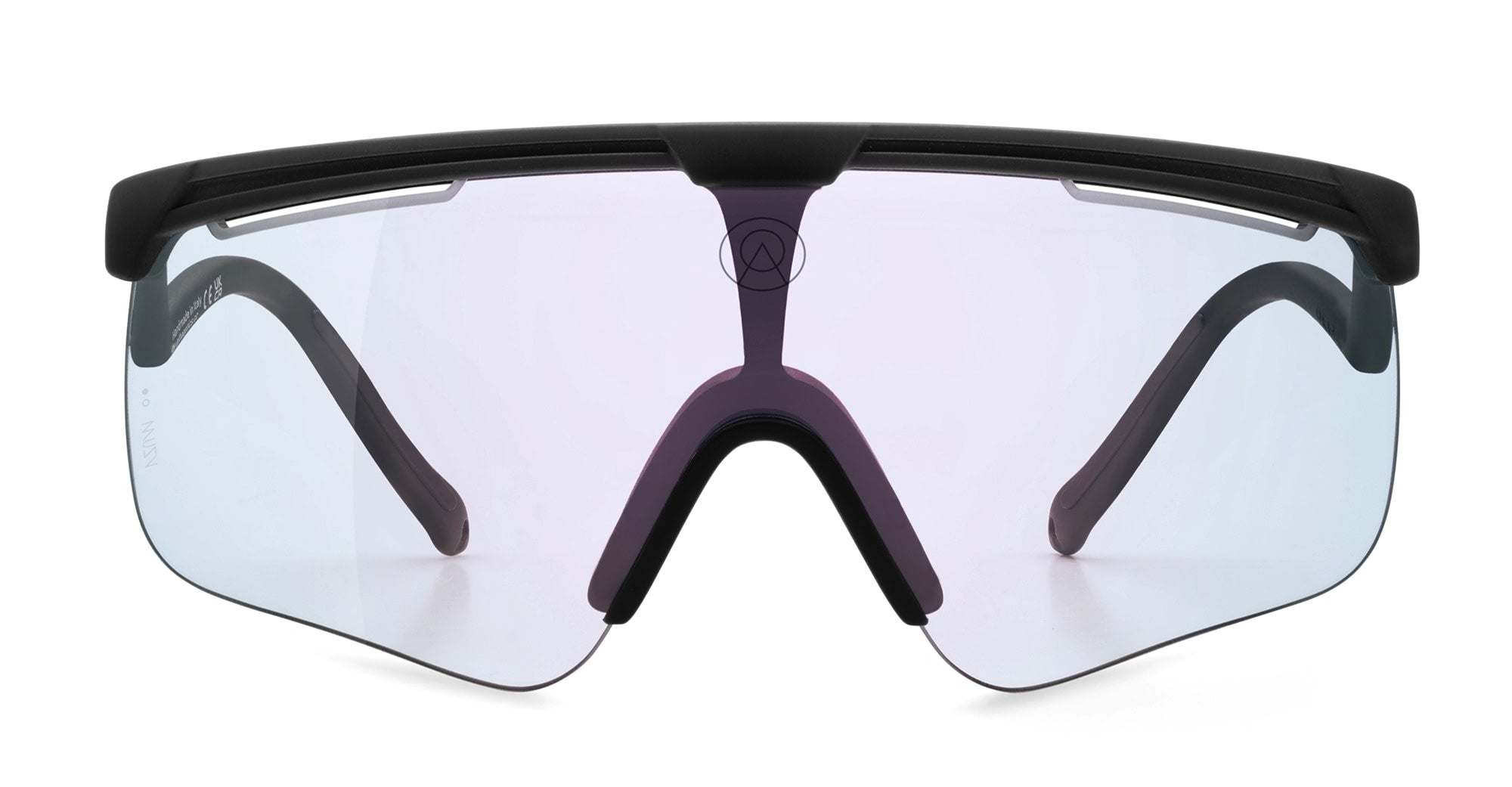 Ottica Mondello Roma - Alba Optics - 8050054518565 - DELTA - BLACK / VZUM F-LENS FIRE - Tr90 - shape Mask - Black - EYEWEAR - SUNGLASSES - Unisex,Uomo,Donna,Women,Men - lens red - Made In Italy