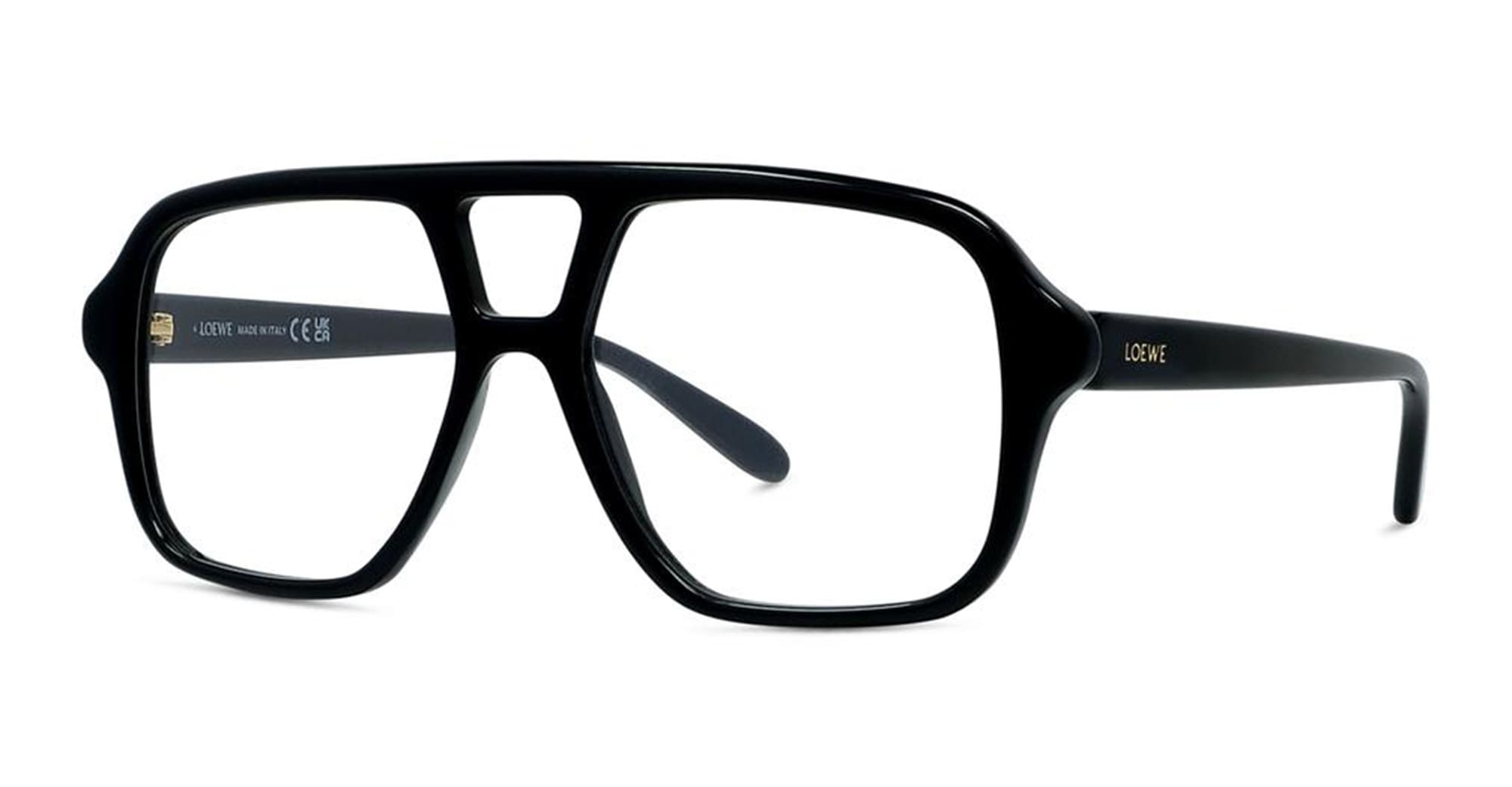 Ottica Mondello Roma - Loewe - LW50097I54001 - SLIM LW50097I - BLACK - Acetate - shape Pilot - Black - EYEWEAR - EYEGLASSES - Donna,Women - lens Clear - Made In Italy