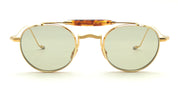 Ottica Mondello Roma - Jacques Marie Mage - JMMDS-18F - DASAN - GENEVA - Titanium - shape Aviator - Gold - EYEWEAR - SUNGLASSES - Unisex,Uomo,Donna,Women,Men - lens light bottle green - Made In Japan