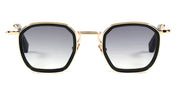 Ottica Mondello Roma - John Dalia - LEO2-C114 - LEO - C114 - ROSE GOLD / MATTE BLACK - Metal - shape Squared - rose gold - EYEWEAR - SUNGLASSES - Uomo,Men - lens Gradient grey - Made In France