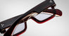 Ottica Mondello Roma - Jacques Marie Mage - JMMAS-14N - ASCARI - CHERRY - Acetate - shape Rectangular - red - EYEWEAR - SUNGLASSES - Unisex,Uomo,Donna,Women,Men - lens lavender - Made In Japan