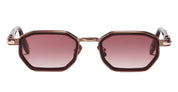 Ottica Mondello Roma - John Dalia - AXEL-C460 - AXEL - C460 Burgundy / Brushed Copper / Rose Gold - Metal - shape Rectangular - burgundy - EYEWEAR - SUNGLASSES - Unisex,Uomo,Donna,Women,Men - lens red - Made In France