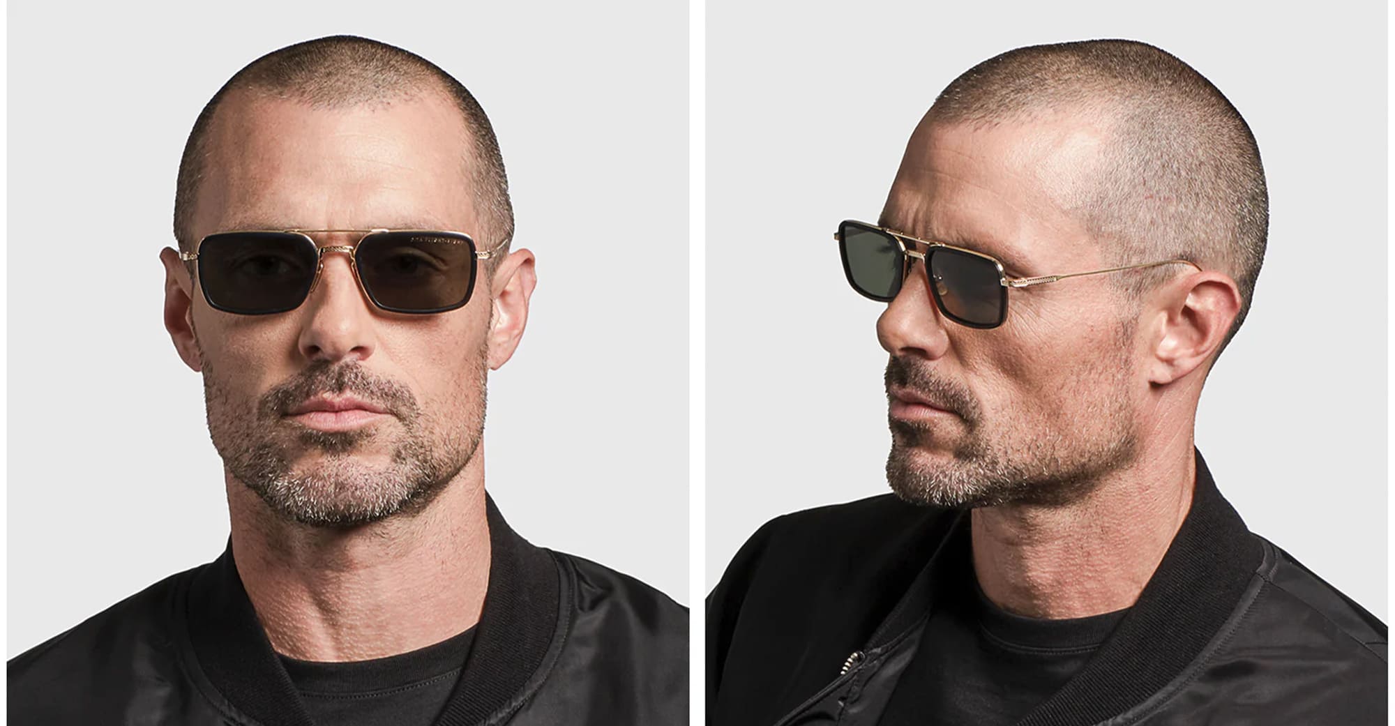 Ottica Mondello Roma - DITA - DTS134-53-01-Z - FLIGHT.008 - SMOKE GREY CRYSTAL / BLACK PALLADIUM - Titanium - shape Navigator - grey - EYEWEAR - SUNGLASSES - Unisex,Uomo,Donna,Women,Men - lens Gradient grey - Made In Japan
