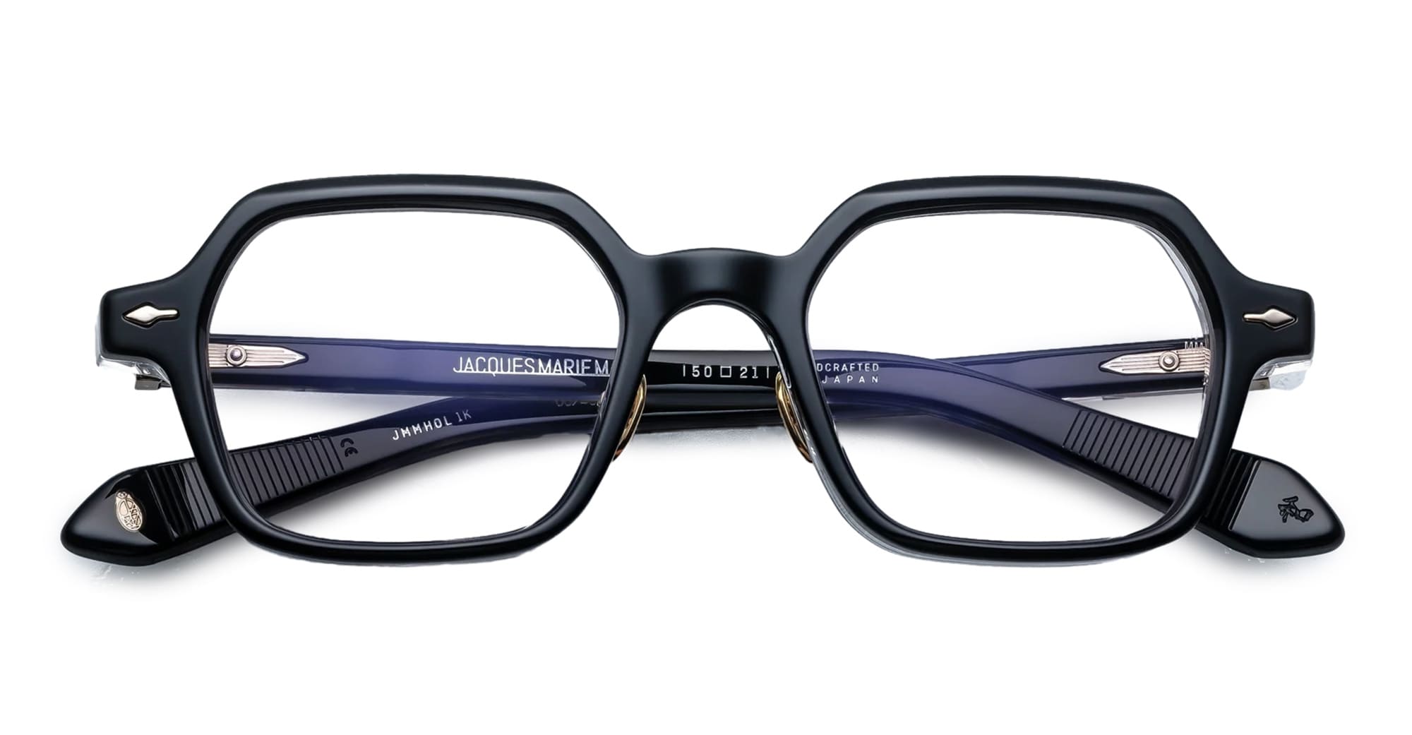 Ottica Mondello Roma - Jacques Marie Mage - JMMHOLRX-1K - HOLDEN - MAVERICK RX - Acetate - shape  - Black - EYEWEAR - EYEGLASSES - Unisex,Uomo,Donna,Women,Men - lens  - Made In Japan
