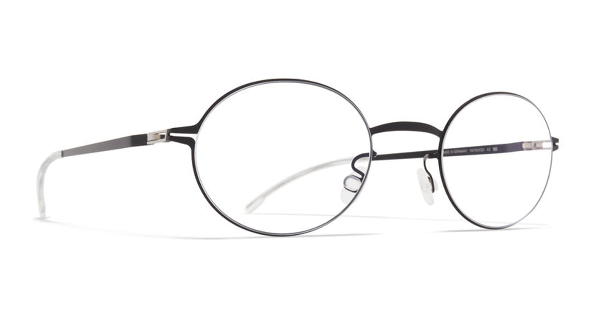 Ottica Mondello Roma - Mykita - 10088901 - EMMI - JET BLACK RX - stainless steel - shape Oval - Black - EYEWEAR - EYEGLASSES - Donna,Women - lens Clear - Made In Germany