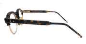 Ottica Mondello Roma - Thom Browne - UEO920A-G0003-205-47 - OVAL - DARK BROWN RX - Acetate, titanium - shape Oval - brown - EYEWEAR - EYEGLASSES - Uomo,Men - lens Clear - Made In Japan